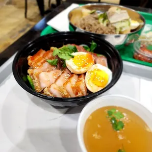 Red &amp; Crispy Pork Noodle Bowl