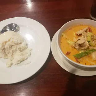 Panang Curry with chicken ($14)