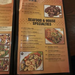 menu, sushi and sashimi