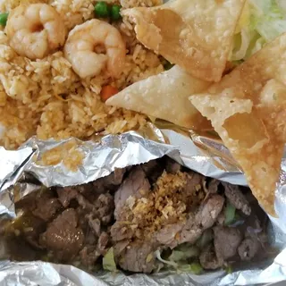 D12. Teriyaki Beef Dinner Special