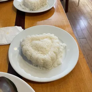 Rice molded in a heart shape!