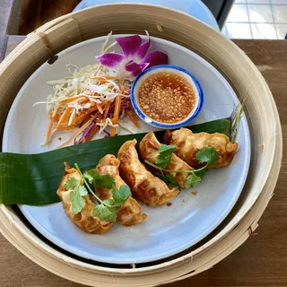 Fried Chicken & Pork Dumplings