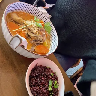 Yellow Curry Lamb Potato