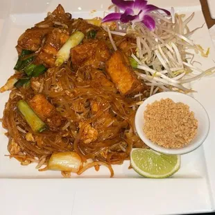 Pad Thai with tofu