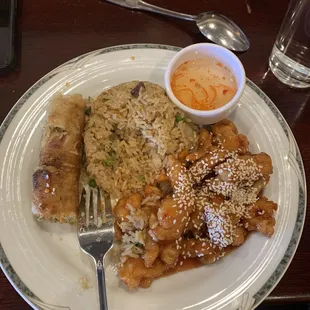 69. Sesame Chicken Combo