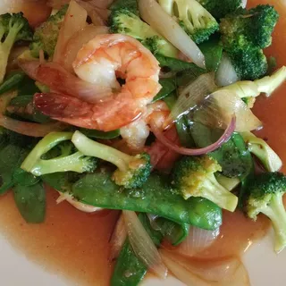34. Broccoli and Pea Pods