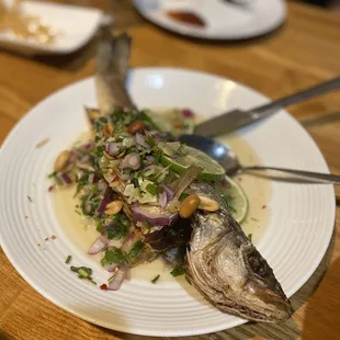 Whole fried fish - so good!!