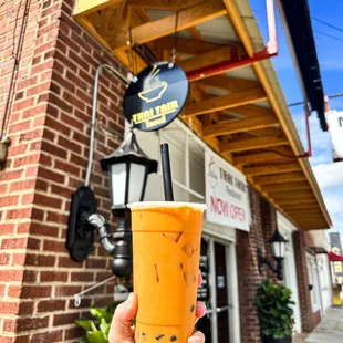Thai tea boba