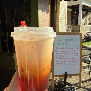 Thai iced tea