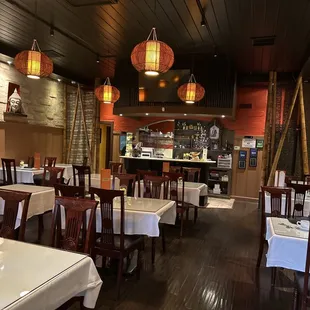 a woman sitting at a table