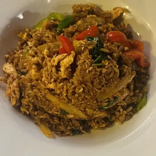 Chicken Basil Fried Rice