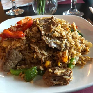 Beef Basil Fried Rice