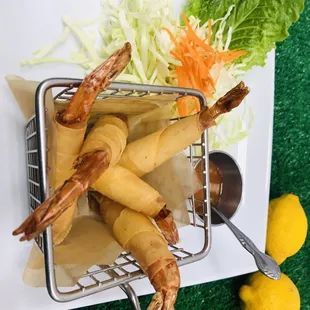 Shrimp in blanket