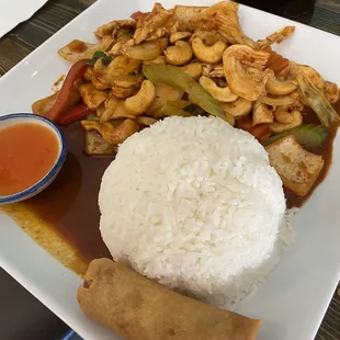 Spicy Cashew Chicken