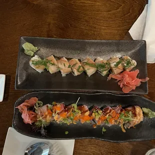 Top is Gangnam, bottom is Kingsmill roll