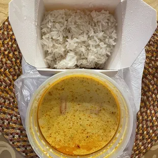 Got Yellow Curry to go