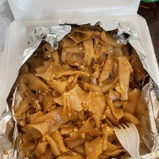 36. Spicy Noodles ( level 2) which was supposed to have peppers, carrots & chicken. It is clearly lacking.