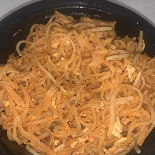 6. L Pud Thai (with some eaten already haha)