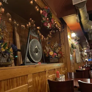 the interior of a restaurant