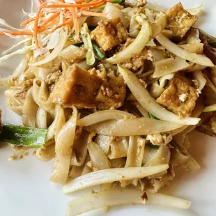 Pad Kee Mao with tofu
