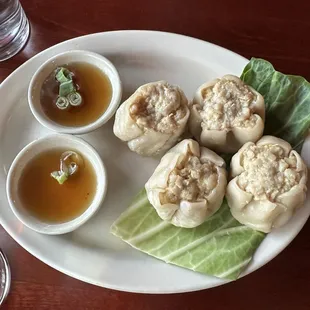 Steamed dumplings