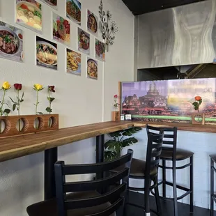 sushi and sashimi, interior