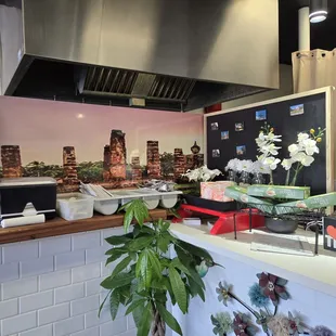 sushi and sashimi, interior