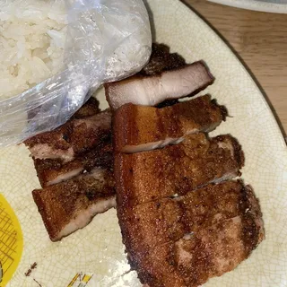 26. Fried Pork Belly and Sticky Rice