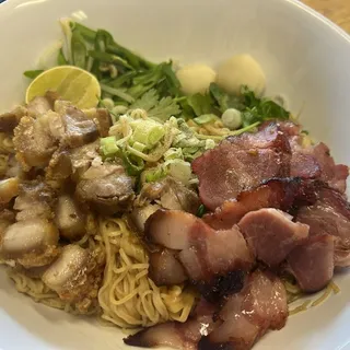 35. Thai Noodle **NO Soup (Sukhothai City Style)