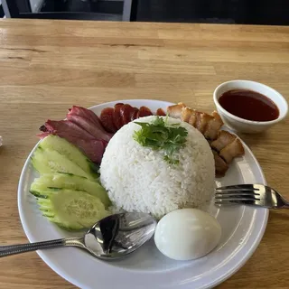 73. BBQ Red Pork with Rice