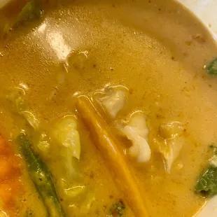Tofu/veggie panang curry