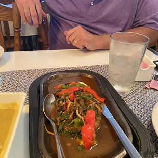 Fish - very spicy but good