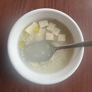 Tofu soup