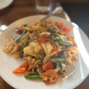 a plate of food on a table