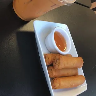 a plate of food and a drink