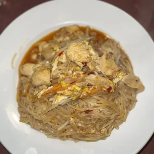 Chicken Pad Thai no nuts