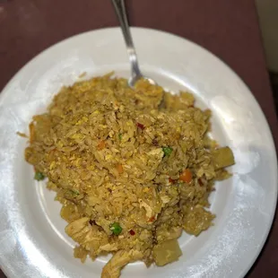 Pineapple Fried Rice no cashews