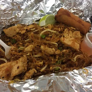 Pad Thai with Glass Noodles