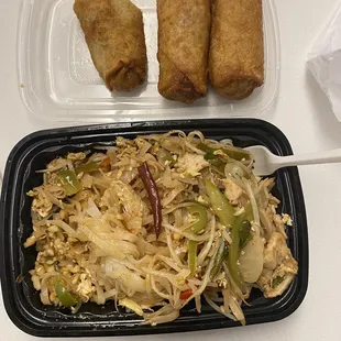 Pad Thai &amp; SOGGY Egg Rolls