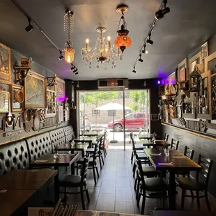 the interior of a restaurant