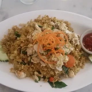 Lump Crab meat fried rice