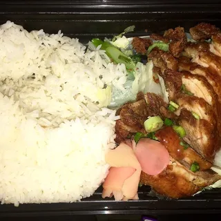 Crispy Duck over Rice