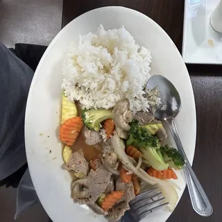 Mix Vegetables Lunch