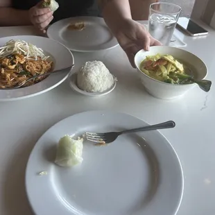 Chicken Pad Thai &amp; Yellow Curry