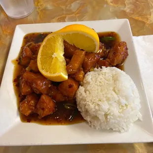29. Orange Chicken 3 spice level