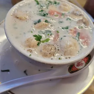 13. Tom Kha Soup   Chicken, Pork or Tofu - Pint 5/10, slightly savory and creamy taste