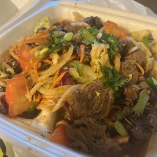 10. Yum Salad with beef