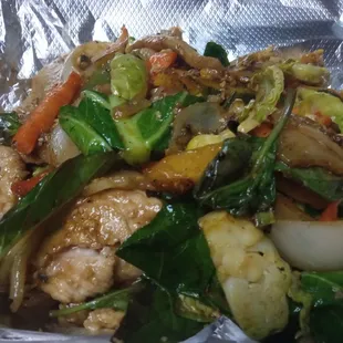 Pad Kee Maew Pork