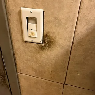 Bathroom light switch. Everything can be done with regular