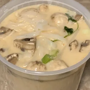 Coconut Tomkha Broth Noodle Soup